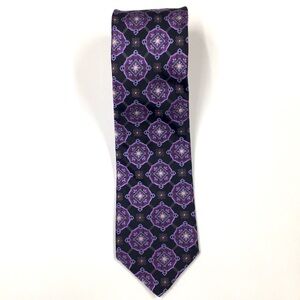 Robert Talbot XL Tie 100% Silk  Handmade In Monterey, CA Formal Office Workwear